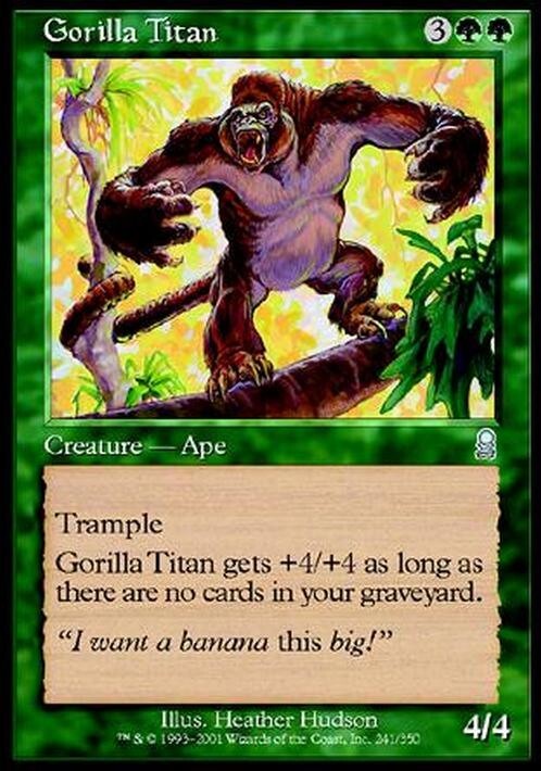 Gorilla Titan ~ Odyssey [ PLAYED ] [ Magic MTG ]