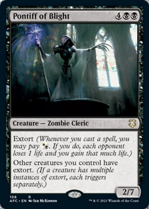 Pontiff of Blight ~ Commander: Adventures in the Forgotten Realms [ NM ] [ MTG ]