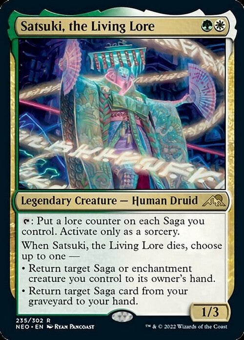 Satsuki, the Living Lore ~ Kamigawa: Neon Dynasty [ NM ] [ Magic MTG ]