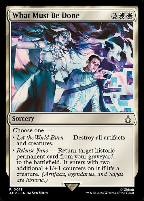 What Must Be Done ~ Assassin's Creed [ NM ] [ Magic MTG ]