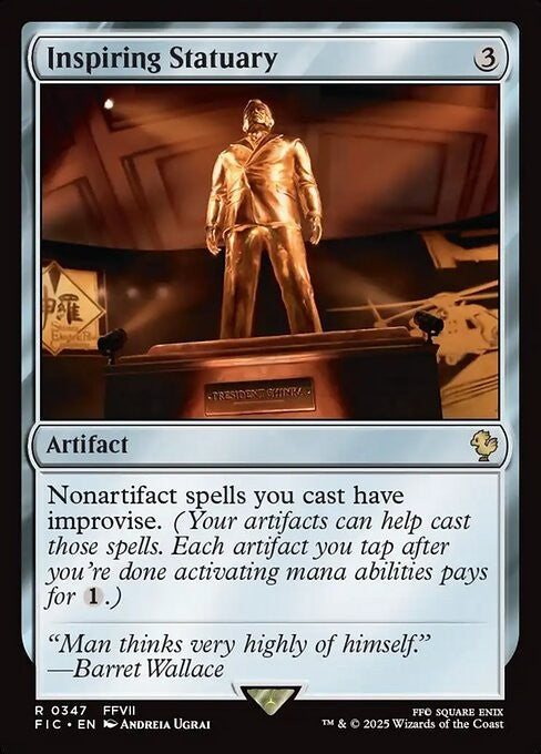 Inspiring Statuary ~ Commander: Final Fantasy [ NM ] [ Magic MTG ]