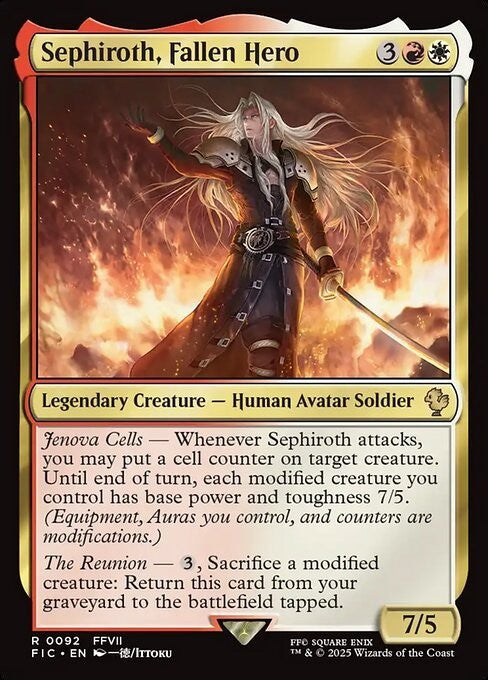 Sephiroth, Fallen Hero ~ Commander: Final Fantasy [ NM ] [ Magic MTG ]