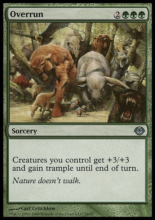 Overrun ~ Duel Decks [ EX ] [ Magic MTG ]