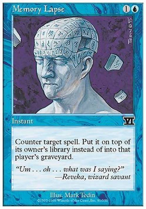 Memory Lapse ~ Sixth Edition [ EX ] [ Magic MTG ]