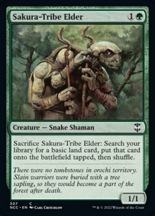 Sakura-Tribe Elder ~ Commander: Streets of New Capenna [ NM ] [ Magic MTG ]