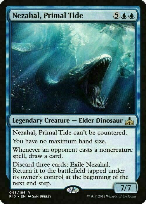 Nezahal, Primal Tide ~ Rivals of Ixalan [ NM ] [ Magic MTG ]
