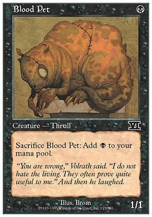 Blood Pet ~ Sixth Edition [ EX ] [ Magic MTG ]
