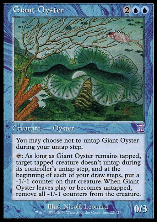 Giant Oyster ~ Time Spiral [ EX ] [ Magic MTG ]