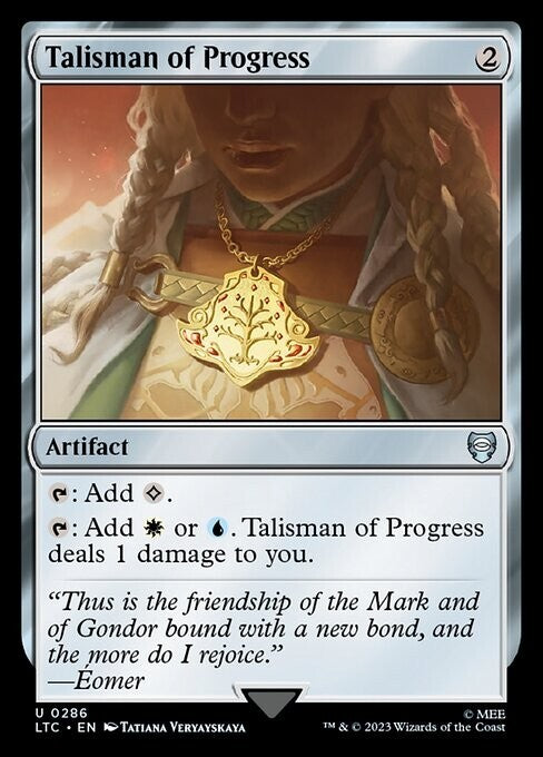Talisman of Progress ~ Commander: Lord of the Rings [ NM ] [ Magic MTG ]