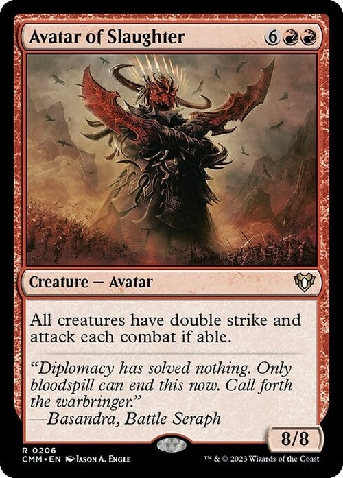 Avatar of Slaughter ~ Commander Masters [ NM ] [ Magic MTG ]