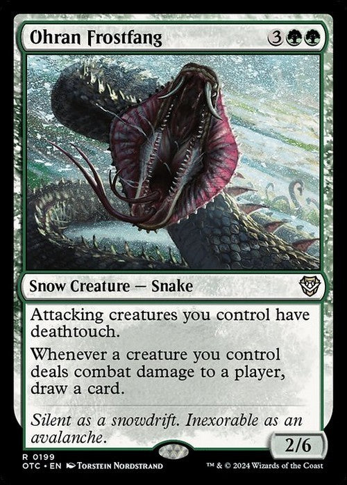 Ohran Frostfang ~ Commander: Outlaws of Thunder Junction [ NM ] [ MTG ]