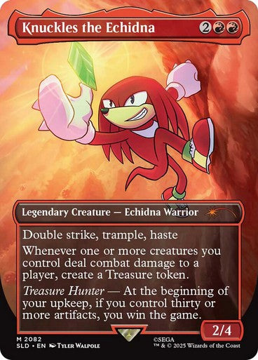 Knuckles the Echidna ~ Secret Lair: Sonic the Hedgehog [ NM ] [ Magic MTG ]