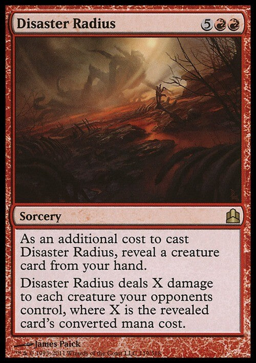 Disaster Radius ~ Commander 2011 [ EX ] [ Magic MTG ]