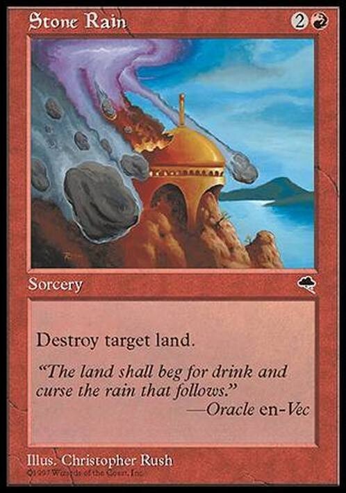 Stone Rain ~ Tempest [ EX ] [ Magic MTG ]