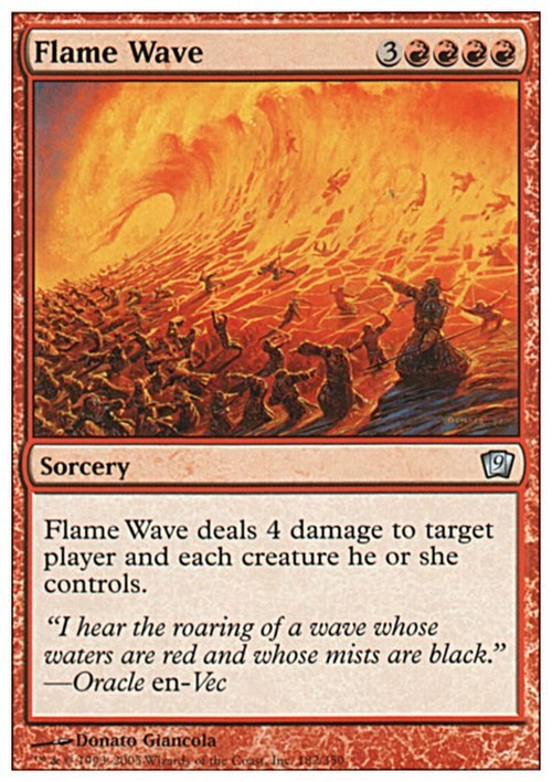 Flame Wave ~ Ninth Edition [ EX ] [ Magic MTG ]