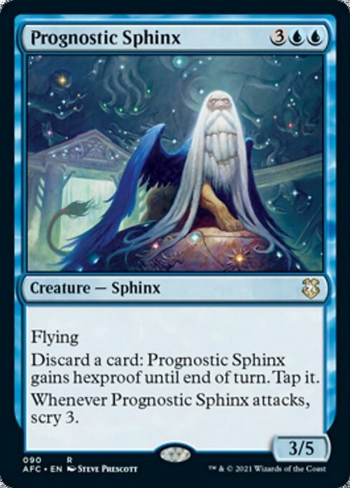 Prognostic Sphinx ~ Commander: Adventures in the Forgotten Realms [ NM ]