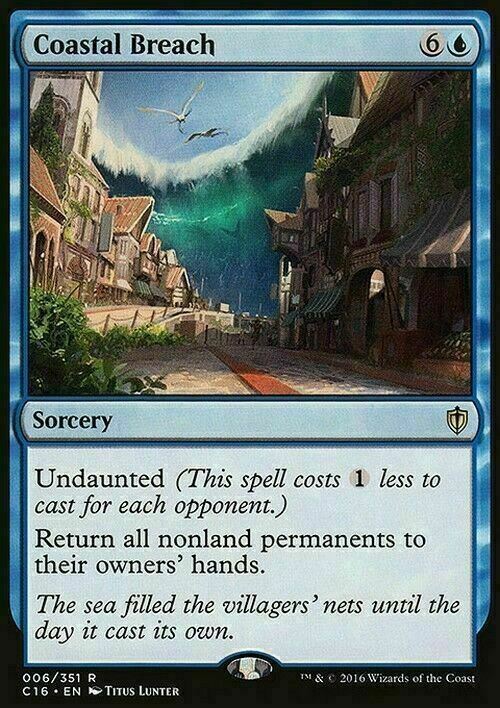 Coastal Breach ~ Commander 2016 [ NM ] [ Magic MTG ]