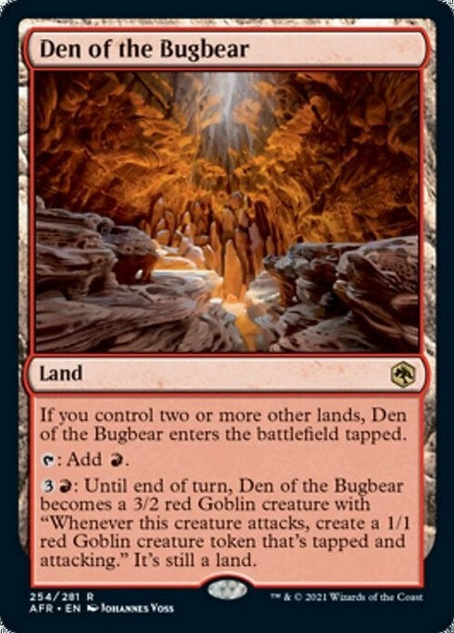 Den of the Bugbear ~ Adventures in the Forgotten Realms [ NM ] [ Magic MTG ]