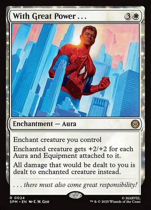 With Great Power... ~ Spider-Man [ NM ] [ Magic MTG ]