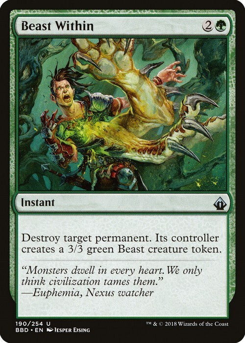 Beast Within ~ Battlebond [ EX ] [ Magic MTG ]