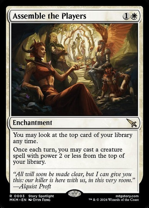 Assemble the Players ~ Murders at Karlov Manor [ NM ] [ Magic MTG ]