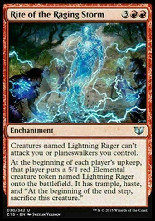 Rite of the Raging Storm ~ Commander 2015 [ EX ] [ Magic MTG ]