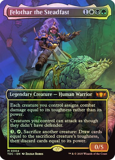 FOIL Felothar the Steadfast ~ Commander: Tarkir: Dragonstorm [ NM ] [ MTG ]