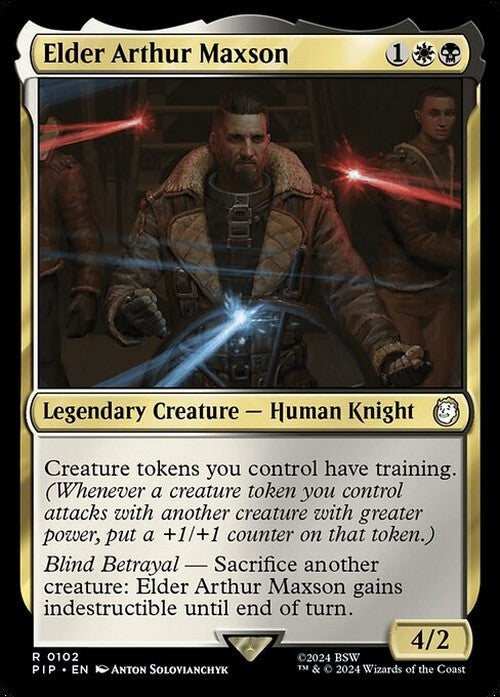 Elder Arthur Maxson ~ Commander: Fallout [ NM ] [ Magic MTG ]