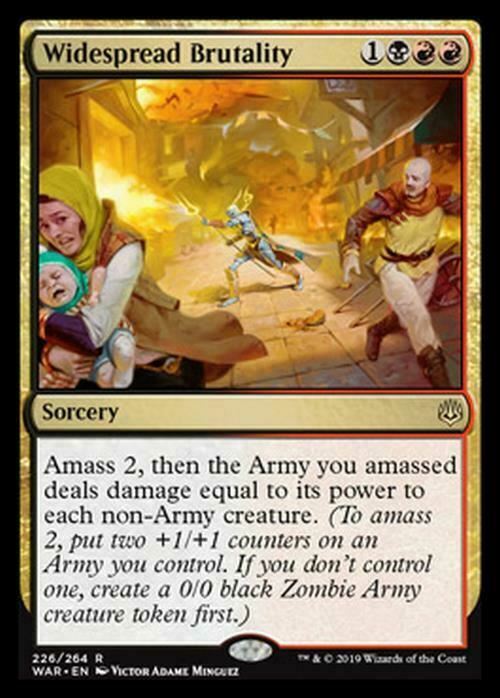 Widespread Brutality ~ War of the Spark [ NM ] [ Magic MTG ]