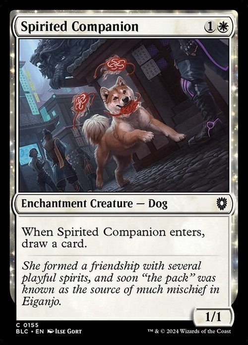 Spirited Companion ~ Commander: Bloomburrow [ NM ] [ Magic MTG ]