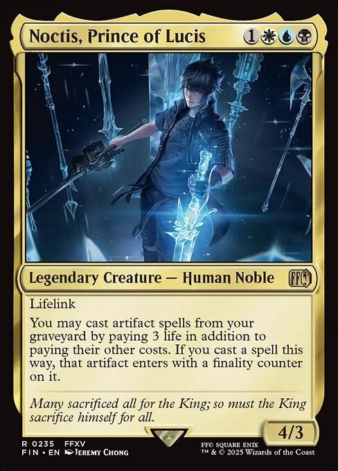 Noctis, Prince of Lucis ~ Final Fantasy [ NM ] [ Magic MTG ]