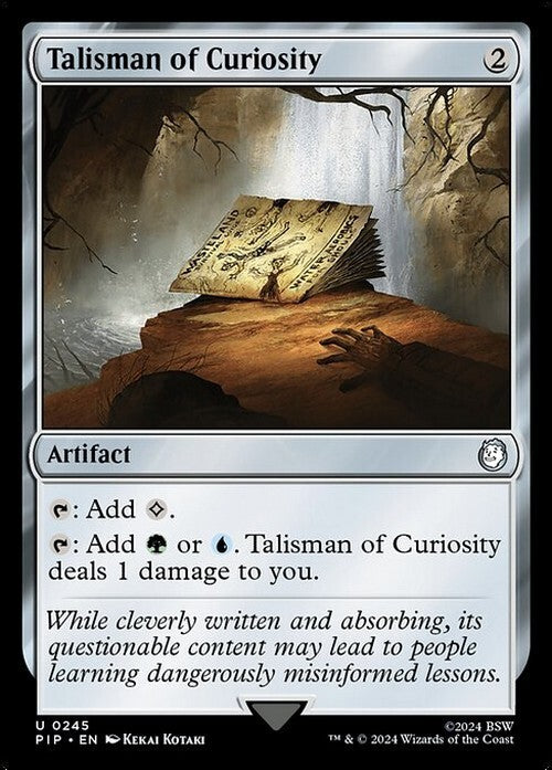 Talisman of Curiosity ~ Commander: Fallout [ NM ] [ Magic MTG ]