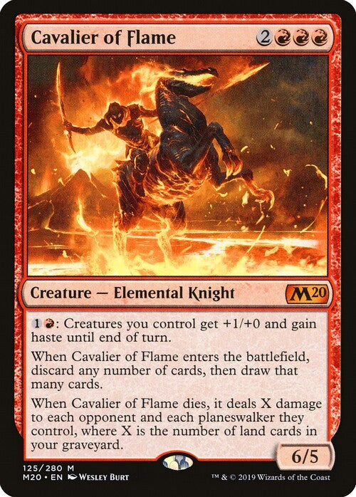 Cavalier of Flame ~ Core 2020 [ EX ] [ Magic MTG ]