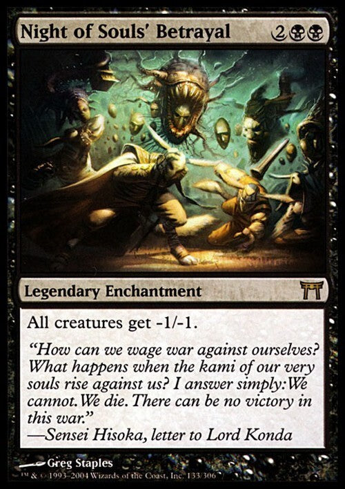 Night of Souls' Betrayal ~ Champions of Kamigawa [ EX ] [ Magic MTG ]