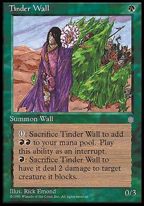 Tinder Wall ~ Ice Age [ EX ] [ Magic MTG ]