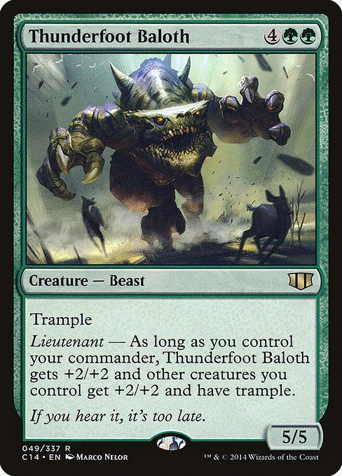 Thunderfoot Baloth ~ Commander 2014 [ EX ] [ Magic MTG ]