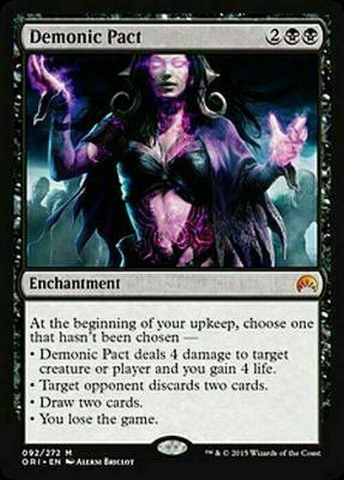 Demonic Pact ~ Magic Origins [ NM ] [ Magic MTG ]