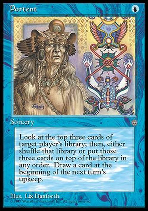Portent ~ Ice Age [ EX ] [ Magic MTG ]