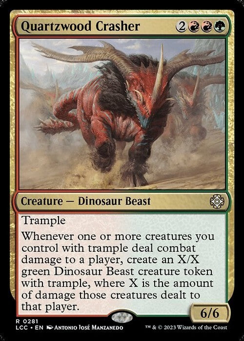 Quartzwood Crasher ~ Commander: The Lost Caverns of Ixalan [ NM ] [ Magic MTG ]