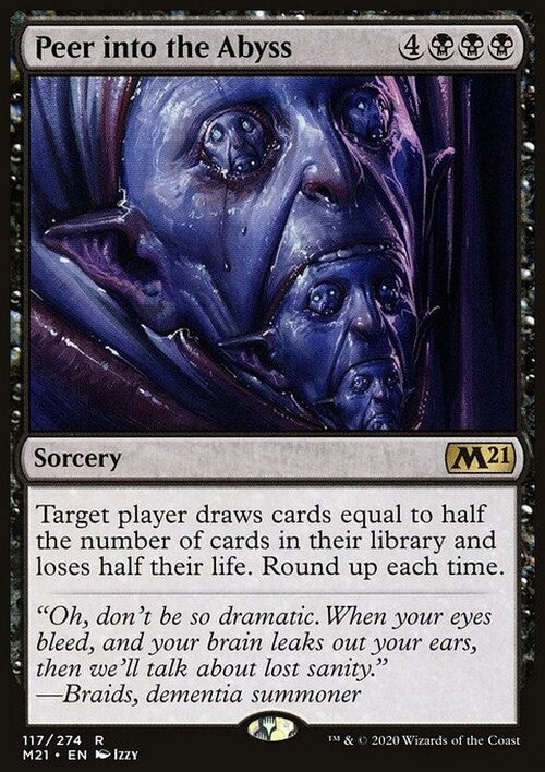 Peer into the Abyss ~ Core 2021 [ NM ] [ Magic MTG ]