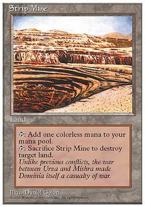 Strip Mine ~ Fourth Edition [ NM ] [ Magic MTG ]