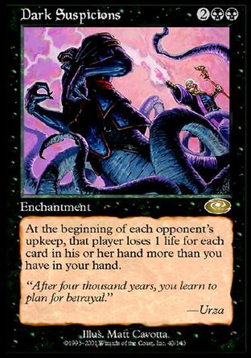 Dark Suspicions ~ Planeshift [ EX ] [ Magic MTG ]