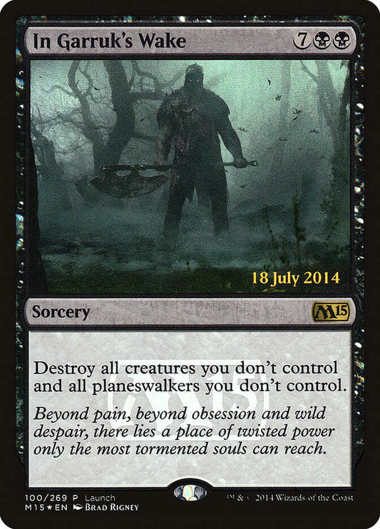 FOIL In Garruk's Wake ~ Release Magic 2015 [ EX ] [ Magic MTG ]