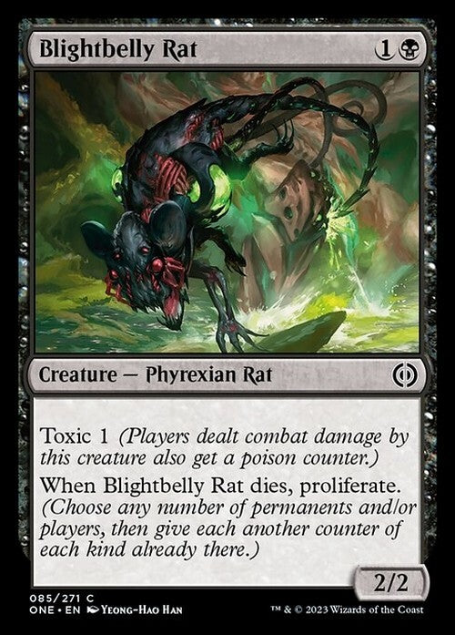 Blightbelly Rat ~ Phyrexia: All Will Be One [ NM ] [ Magic MTG ]