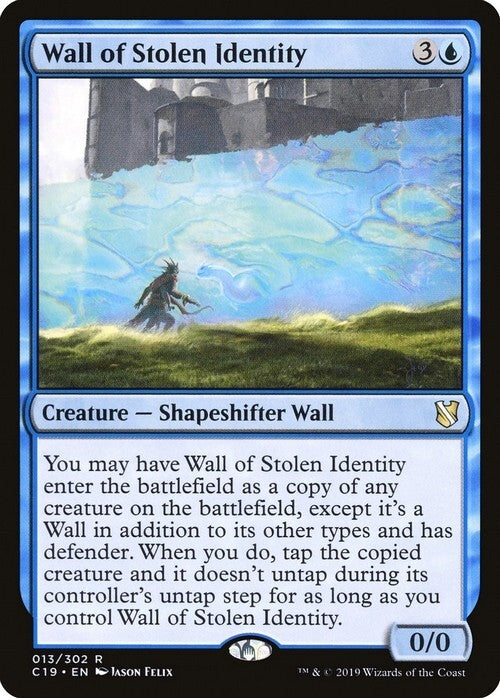 Wall of Stolen Identity ~ Commander 2019 [ EX ] [ Magic MTG ]