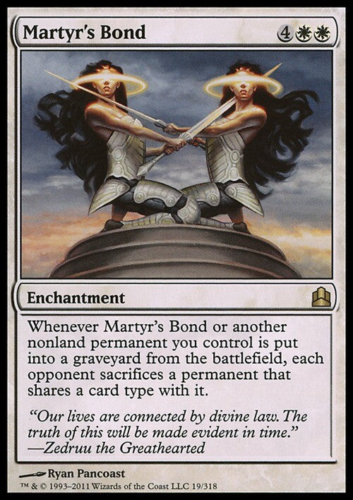 Martyr's Bond ~ Commander 2011 [ NM ] [ Magic MTG ]