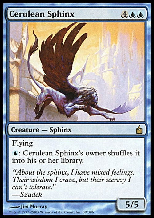 Cerulean Sphinx ~ Ravnica: City of Guilds [ EX ] [ Magic MTG ]