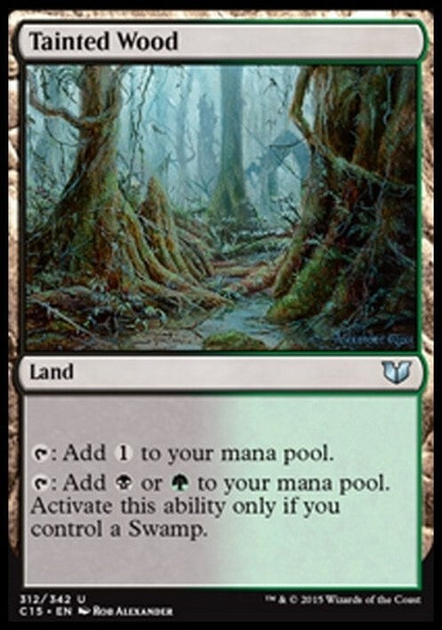Tainted Wood ~ Commander 2015 [ EX ] [ Magic MTG ]