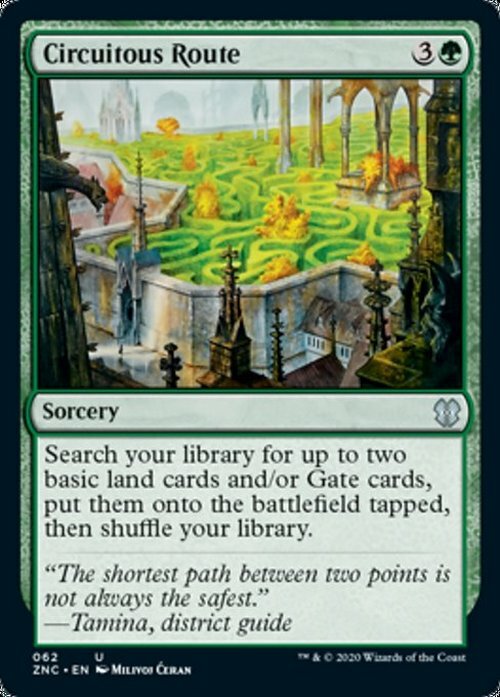 Circuitous Route ~ Commander: Zendikar Rising [ NM ] [ Magic MTG ]