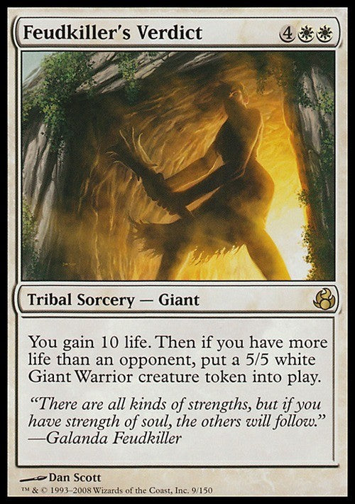 Feudkiller's Verdict ~ Morningtide [ EX ] [ Magic MTG ]